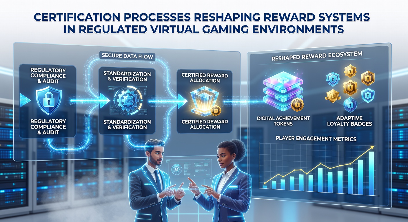 Illustration der Integration von Zertifizierungen in Belohnungsmechanismen virtueller Spiele